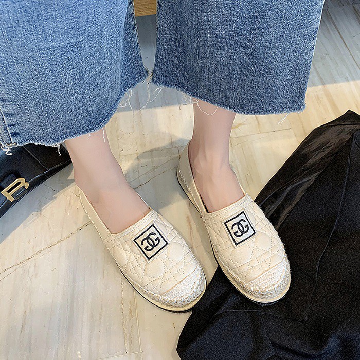 AGI0277 Flat Shoes Wanita Fashion Import Espadrilles Loafers Slip On Ready Jakarta Bisa COD (With Box)