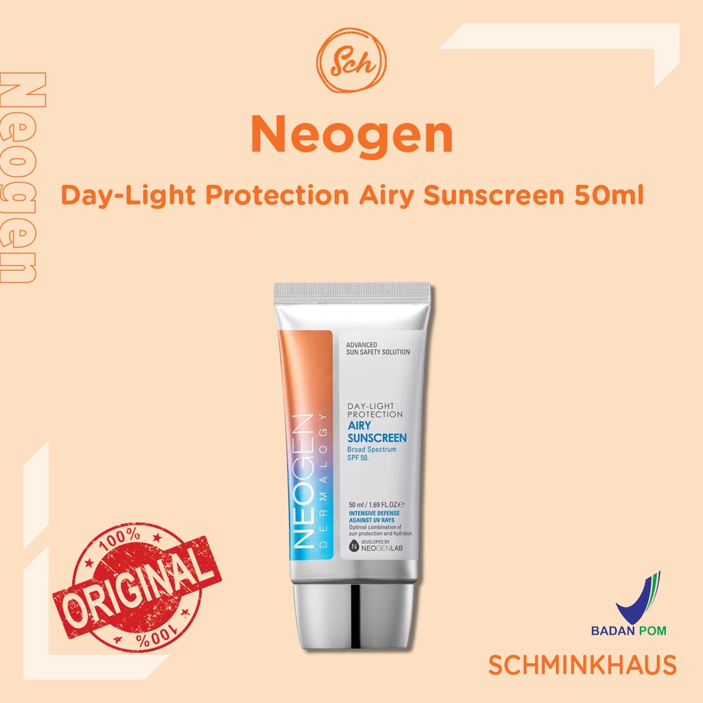 [BPOM] NEOGEN Day Light Protection Airy Sunscreen SPF50+ PA+++ 50ml