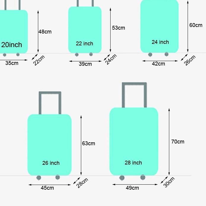 SARUNG KOPER ELASTIC 19-32" inch  / COVER KOPER ELASTIC リ