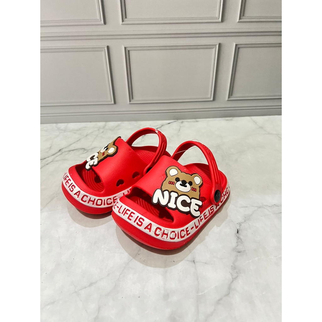 Sandal Selop Anak Laki-laki Perempuan Terbaru Tali Belakang Merek Dulux Terlaris