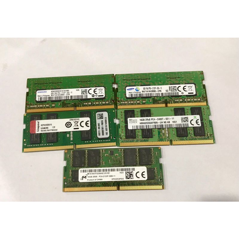 FOR SALE!! RAM 8GB 16GB DDR4 SECOND MERK RANDOM