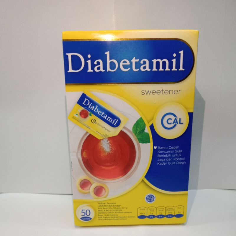 

Diabetamil sweetener 50g