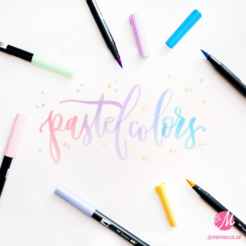 

sg Tombow Abt Dual Brush Pen Pastel Colours Collection Koleksi 18 Warna Pastel Pena Kuas Art Supply