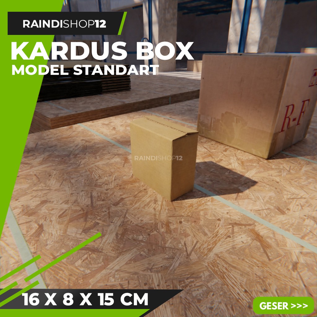 

BOX 16 X 8 X 15 CM KARDUS KOTAK KEMASAN PACKAGING KADO POLOS
