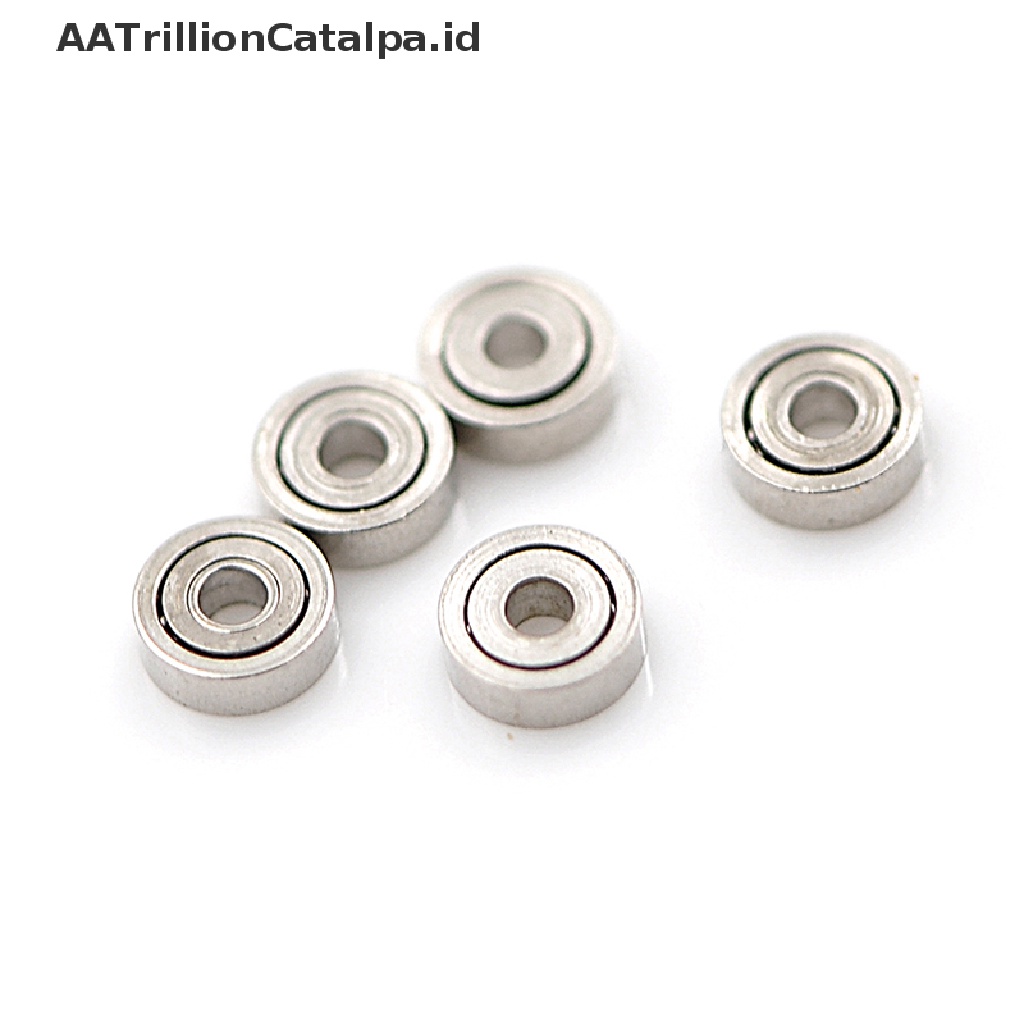 10 Pcs 681ZZ Miniatur Bola Bearings Micro Bahan Metal Ukuran 1x3 X 1mm