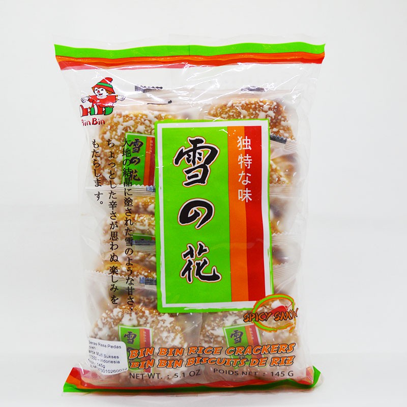 

BIN BIN RICE CRACKER SPICY SNOW 5.1 OZ