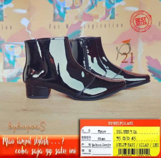 SEPATU WANITA SEPATU PDL SUS SEPATU PDH MERK P21 SEPATU POLWAN