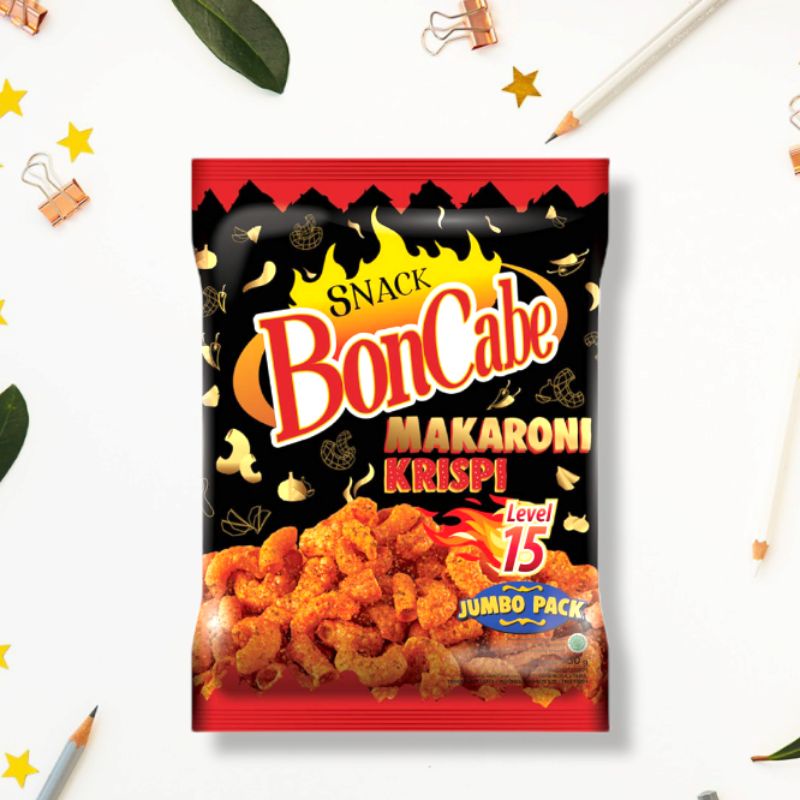 Snack Boncabe Makaroni Crispy Level 15 150gr