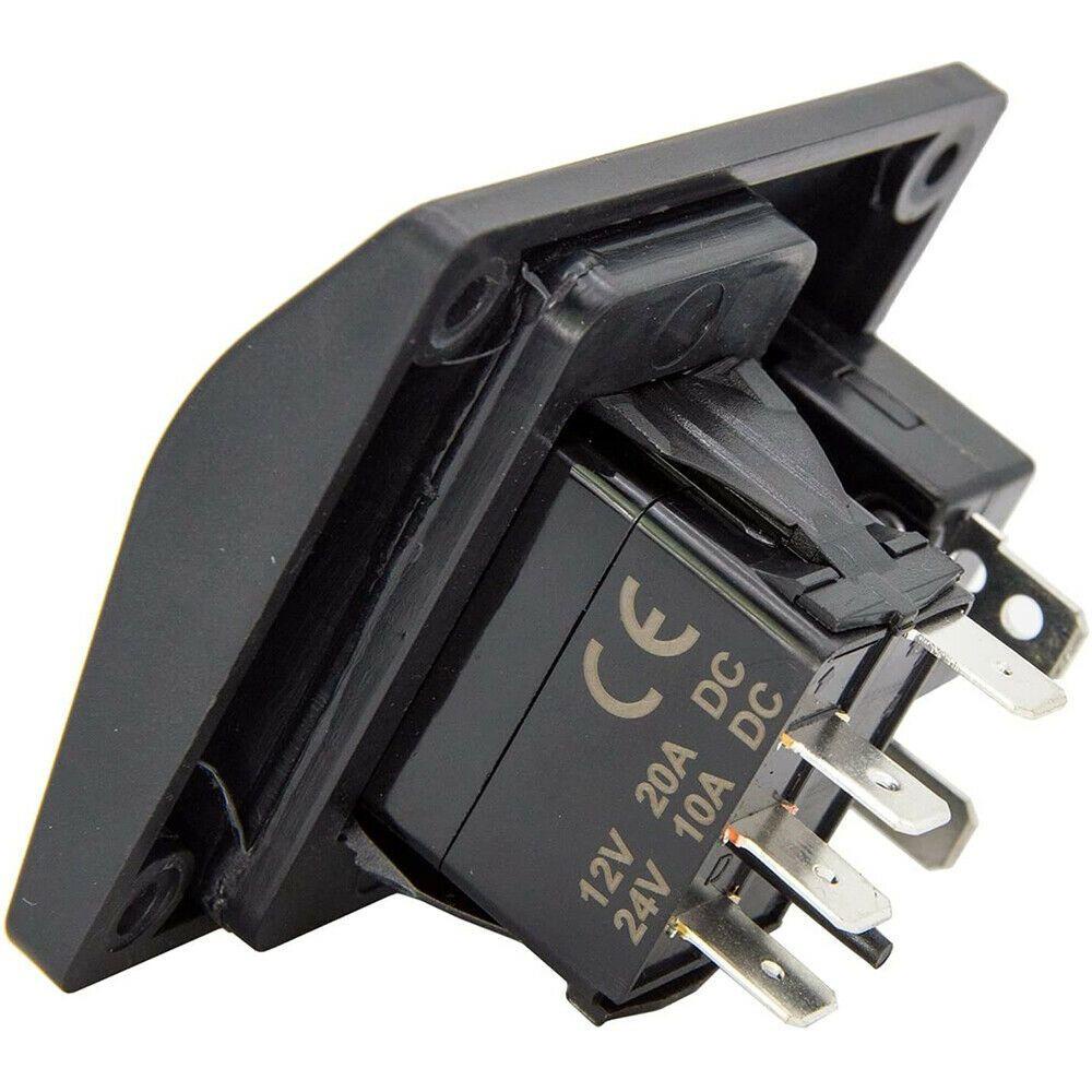Preva Bilge Saklar Pompa Aksesoris Manual Auto Off 12V/24V Boats Panel