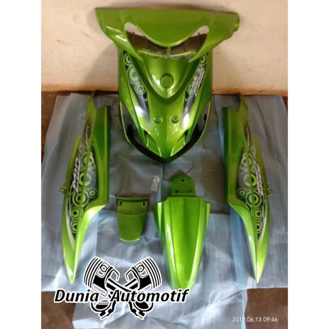 Body Alus Mio smile Hijau plus Striping