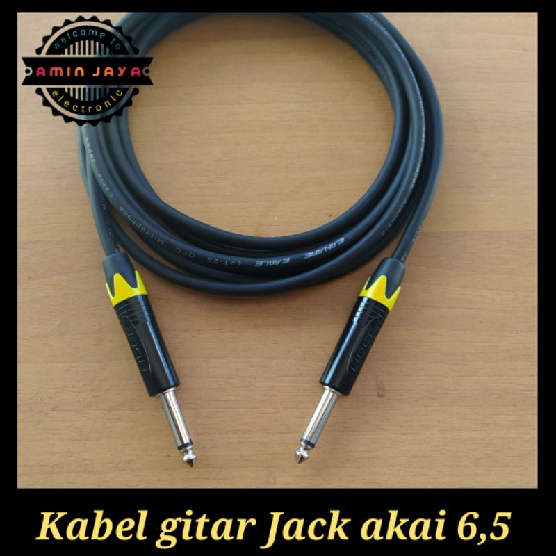 Kabel gitar bass berkualitas panjang 2 meter