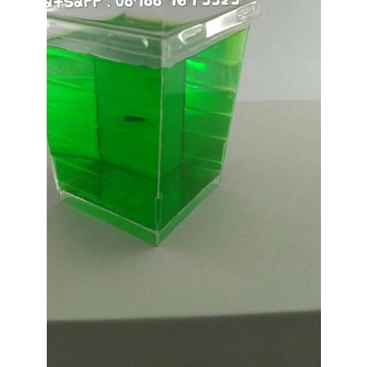 ✪ CUP PUDING GARIS PERSEGI / CH- 5570 ( GARANSI ) - BIASA ✿