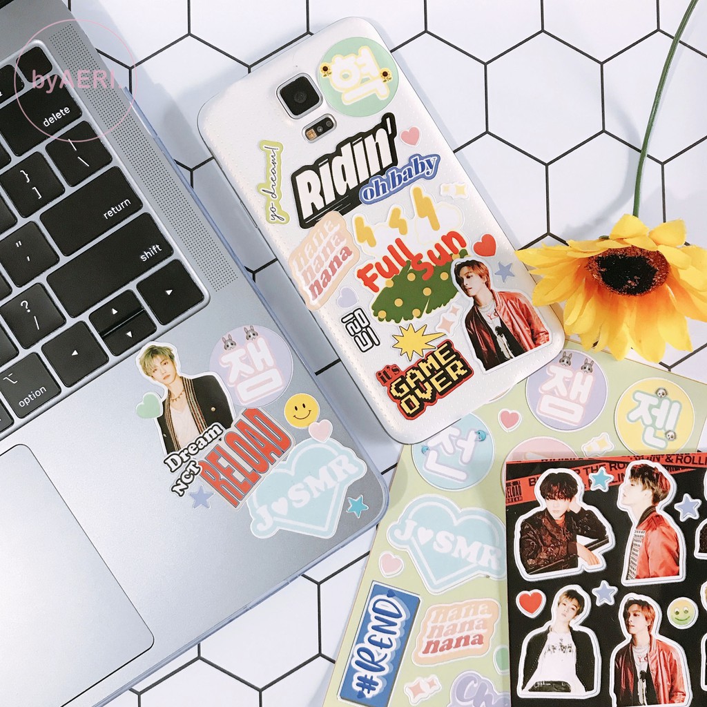 N C T DREAM STICKER KISS CUT (RELOAD RIDIN STIKER SET | STICKER TEMPEL KPOP | READY STOCK)