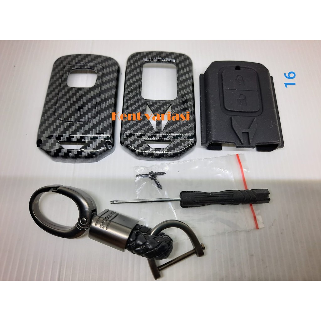 Casing Kunci Carbon Honda Smart key Keyless Key Case Cover