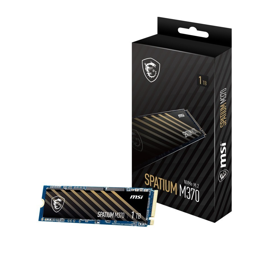 SSD MSI SPATIUM M370 PCIe 3.0 NVMe M.2 1TB - Gen3x4