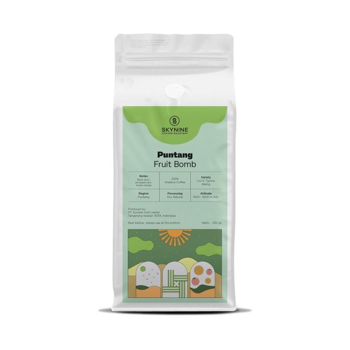 

KOPI ARABIKA - FRUIT BOMB PUNTANG - ROASTED BEANS 250gr