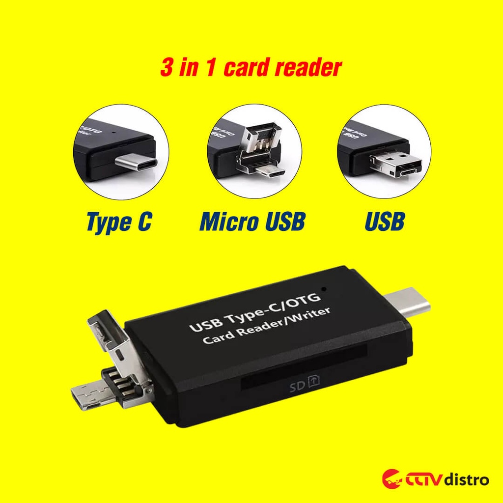 Card Reader Type C / USB / Micro USB / SD / Micro SD / TF Mini OTG