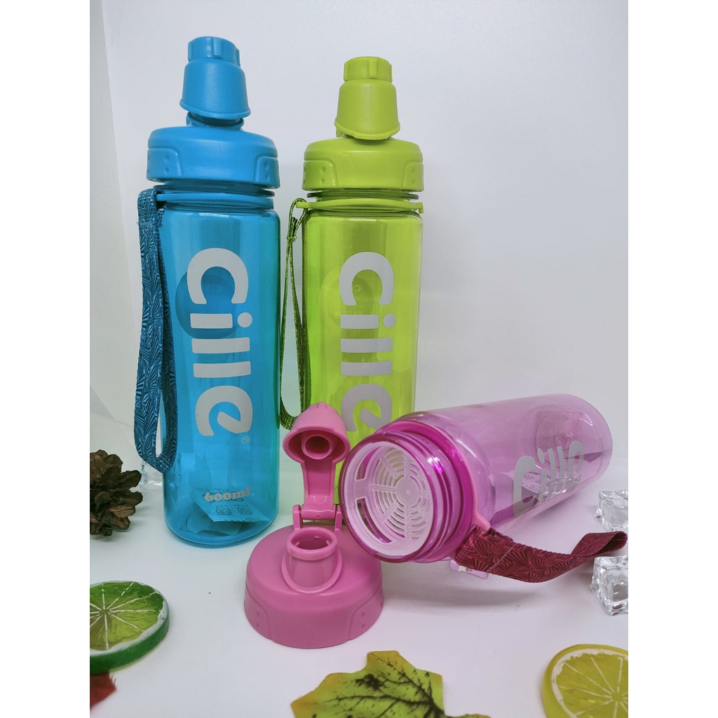 B55-2 Botol Minum Sport Cille 600 Ml Botol Minum Air Tumblr