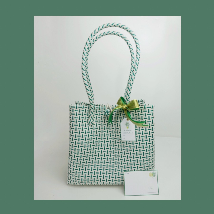 

Packaging Hampers Lebaran Ramadan Premium+Pita+Hangtag/Tas Anyaman/M1