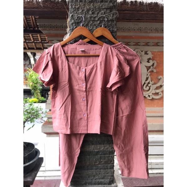 TERMURAH DI SHOPEE! SET CACA BUSUI-Polos moka