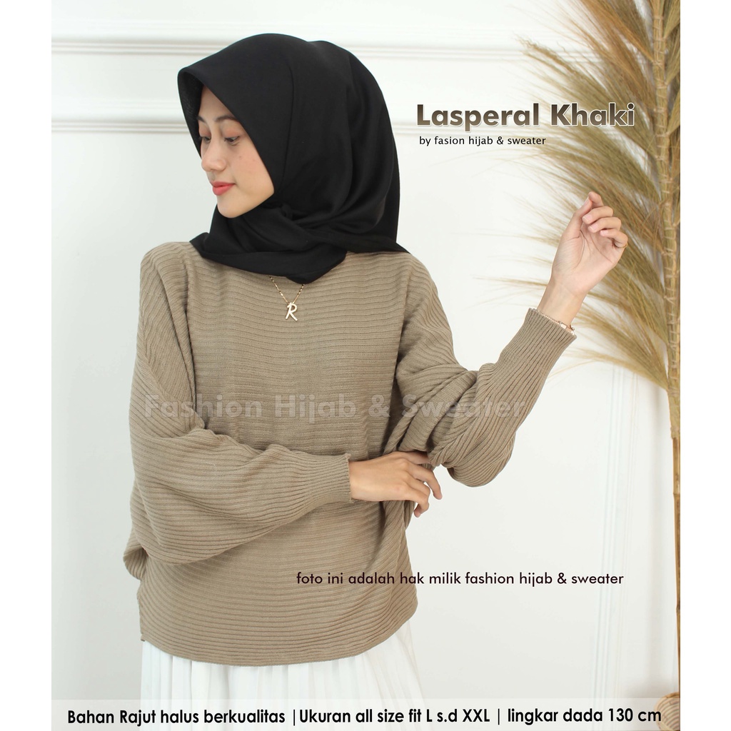 Lasperal batwing rajut premium -NGROS