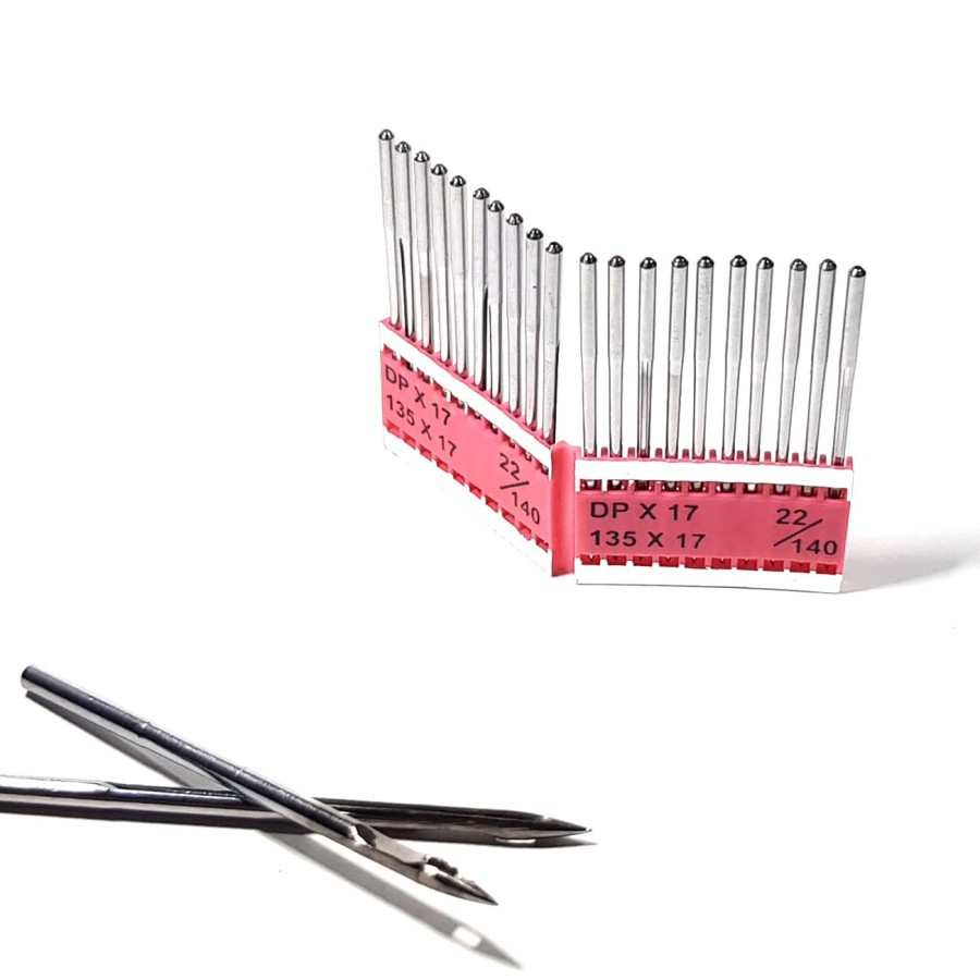 Jarum Mesin Jahit Bahan Kulit Asli - DPx17 Mesin Jahit Industri by TNC Needles-DPx17 No. 22