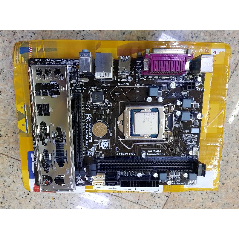 Paket Maimboard h81 ddr3 core I7 4790 merk Asus Gigabyte