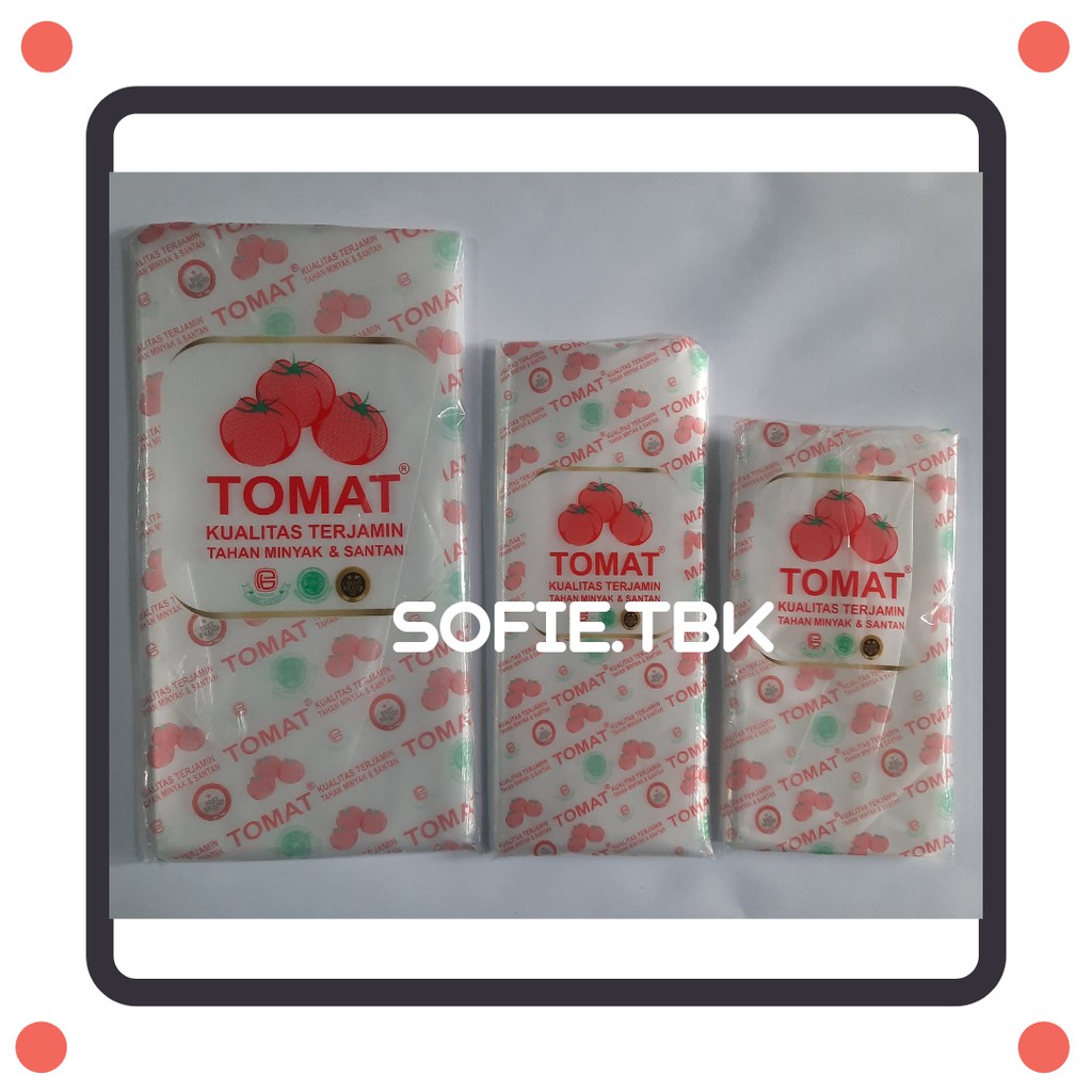 Plastik PE Tomat uk 10x20/10x25/15x30