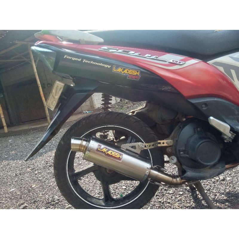 KNALPOT LAKADESH RACING (INLET 38/50) ALL MATIC BEAT MIO VARIO AEROX SCOOPY NMAX PCX LEXI ADV DLL