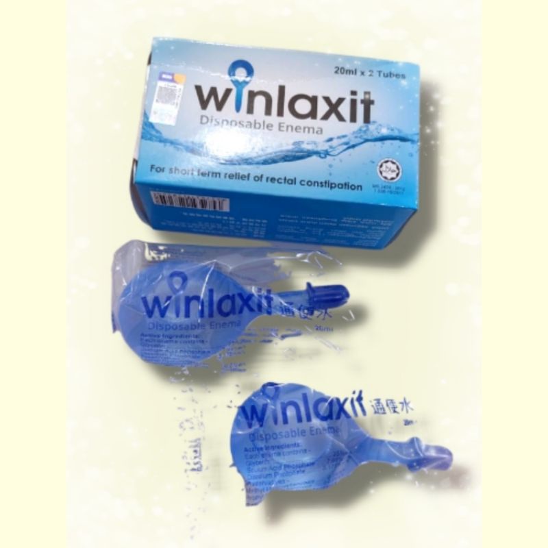Winlaxit Disposable Enema/Dulcolax Versi Malaysia Isi 2 Tube