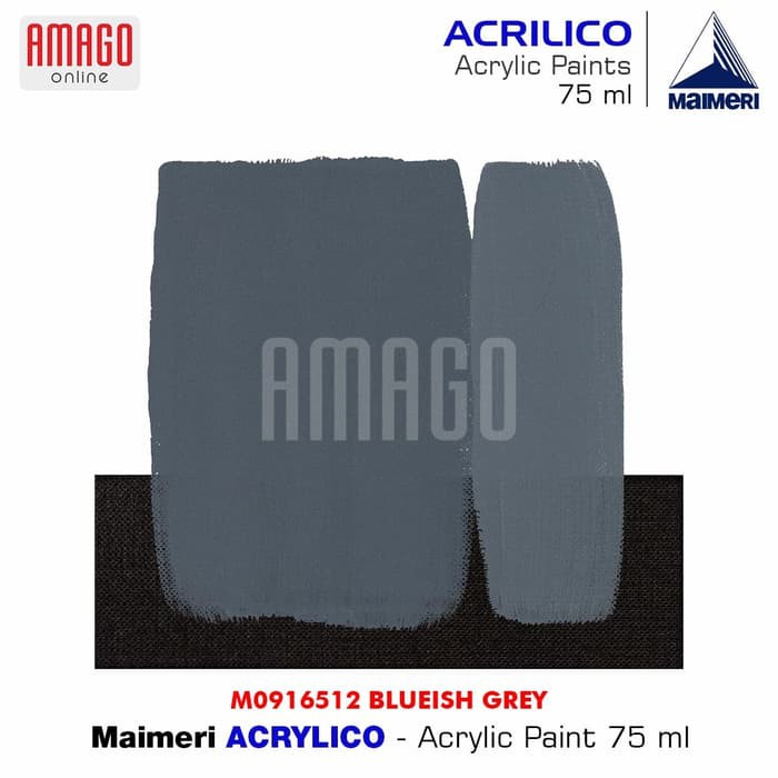 MAIMERI ACRILICO - ACRYLIC PAINT - BLUEISH GREY - 75ML - M0916512