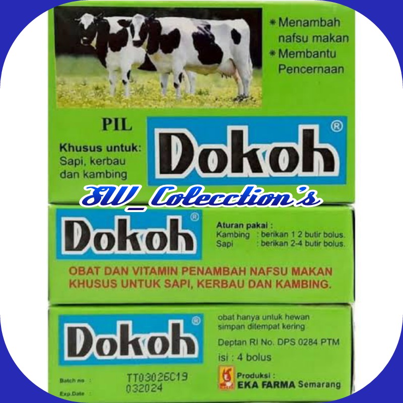 PROMO OBAT PENAMBAH NAFSU MAKAN SAPI KERBAU SAPI KAMBING PIL DOKOH