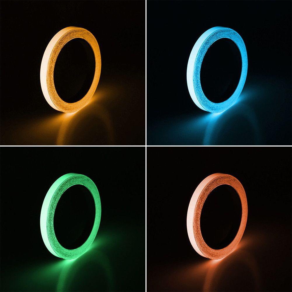 Populer 15mm * 3m Luminous Tape DIY Peringatan Keselamatan Perekat Diri