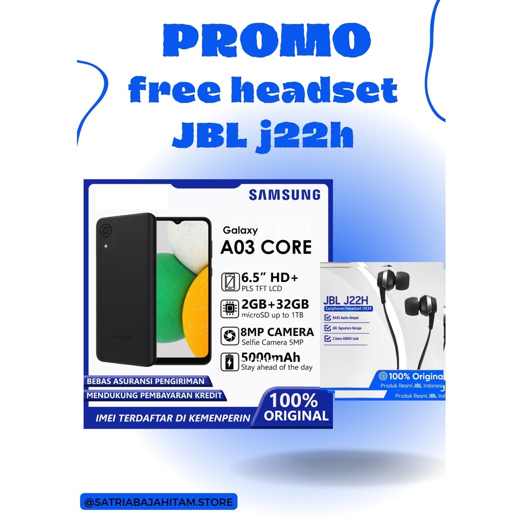 Samsung Galaxy A03 Core 2/32 GB Garansi Resmi SEIN -murah-4
