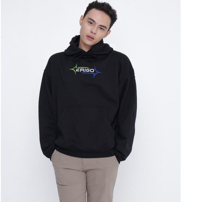 Terbagus.. Erigo Hoodie Rousey Black