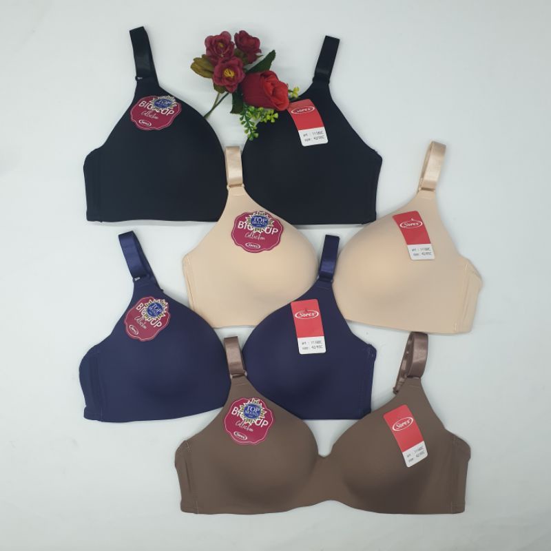 Bra Bh Sorex Busa Tanpa Kawat Cup Besar Jumbo Cup C 11180