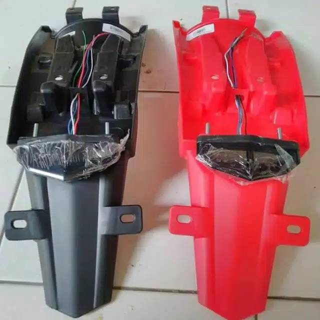 Spakbor belakang Honda crf 150 terlaris/spakbor belakang lampu 3 in 1 Honda crf 150 termura