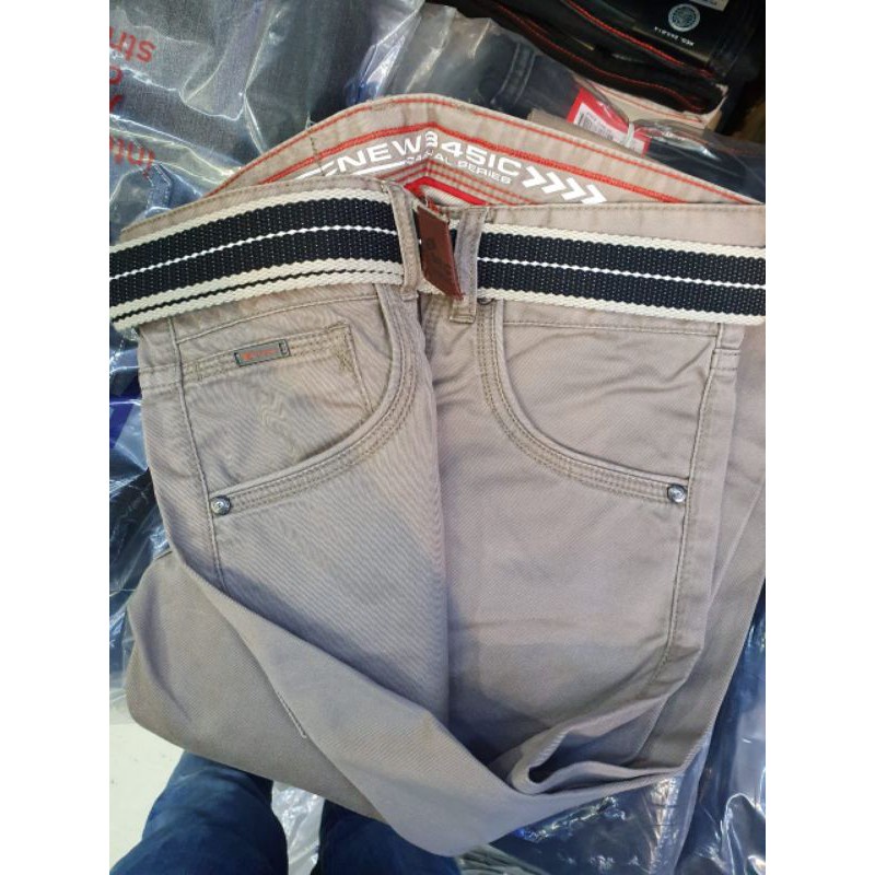 Celana Panjang Chinos Pria NEWB45IC Import Original