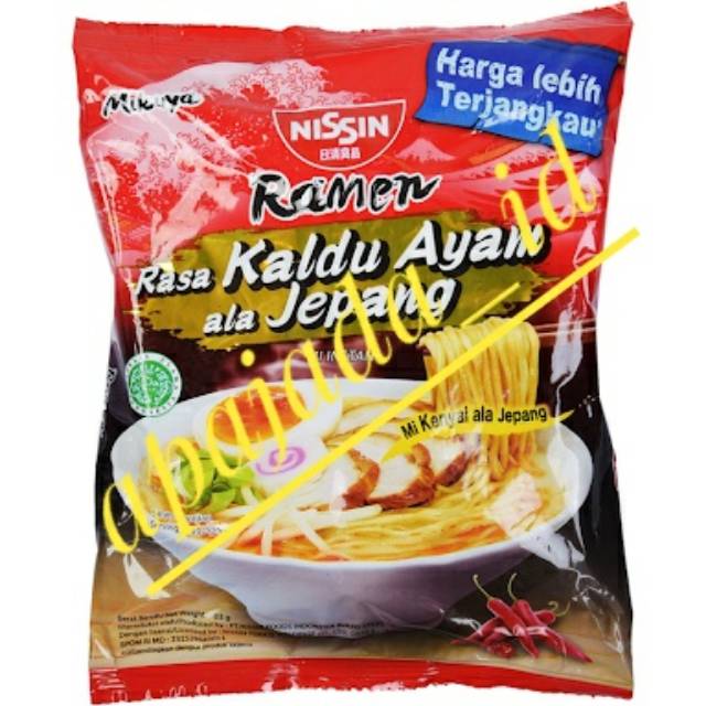 Nissin mikuya ramen rasa kaldu ayam ala jepang