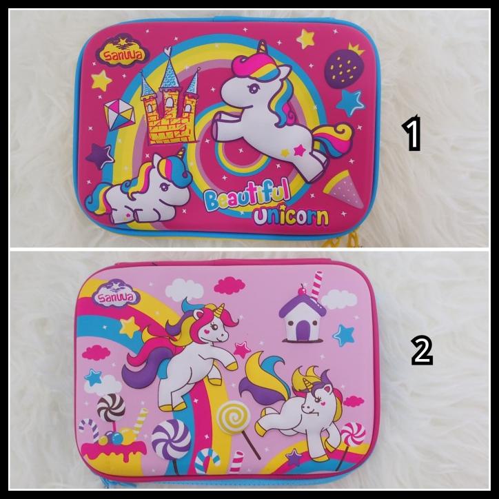 

Tempat Pensil Sanwa Seperti Smiggle Hardtop Motif Timbul 3D