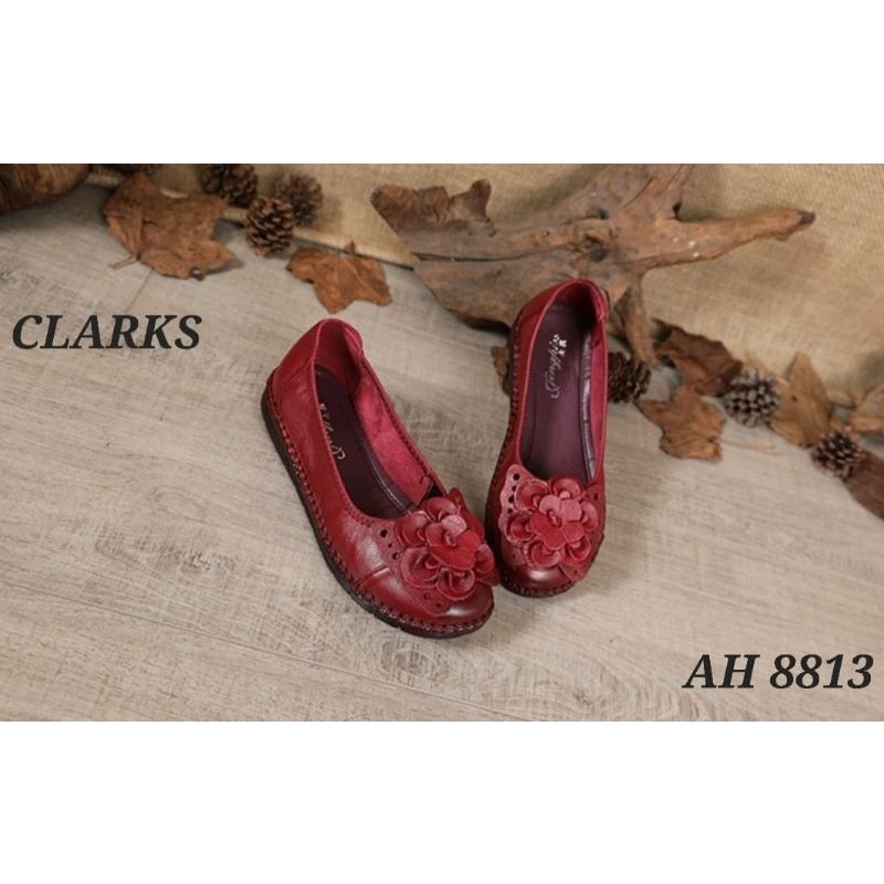 Clarks Bunga Buterfly / Sepatu wanita clarks kulit asli / clarks bunga Buterfly