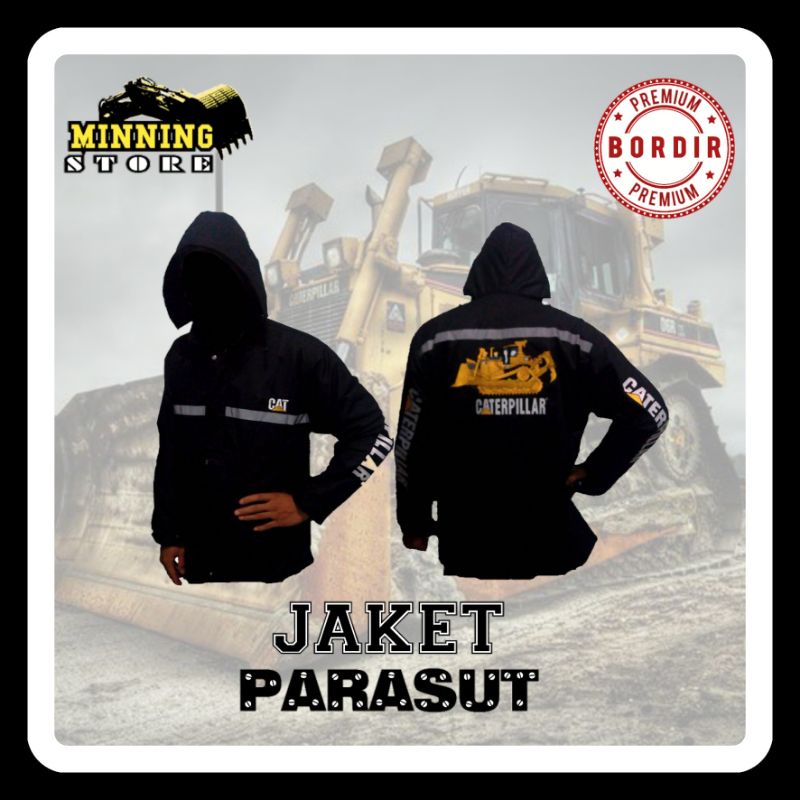 Jaket outdoor pria dewasa jaket parasut jaket tambang dozer