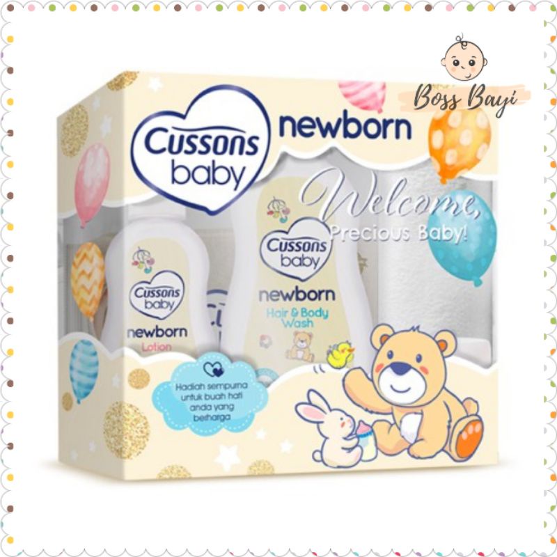 CUSSONS BABY - Perlengkapan Mandi Bayi  Set Newborn / Toiletries Gift Set