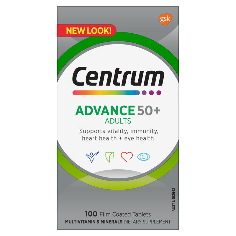 Centrum Advance 50+ - 100 caps