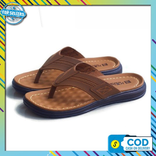 [ Cod ] Sandal Diarffa - Sandal Casual Pria - Sandal Kulit Termurah Joemen Sandal Pria Kulit Joemen