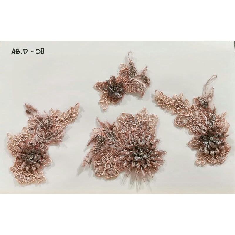 APLIKASI BROKAT | BROKAT 3D | APLIKASI LACE | APLIKASI BORDIR | BROKAT TEMPEL | BROKAT | BORDIR