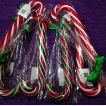 

12.12 [ PERMEN NATAL JUMBO ] Lollipop Candy Tongkat - permen tongkat natal - candy cane merah putih hijau natal - permen lilipop tongkat - Permen Tongkat Natal Candy Cane Christmas