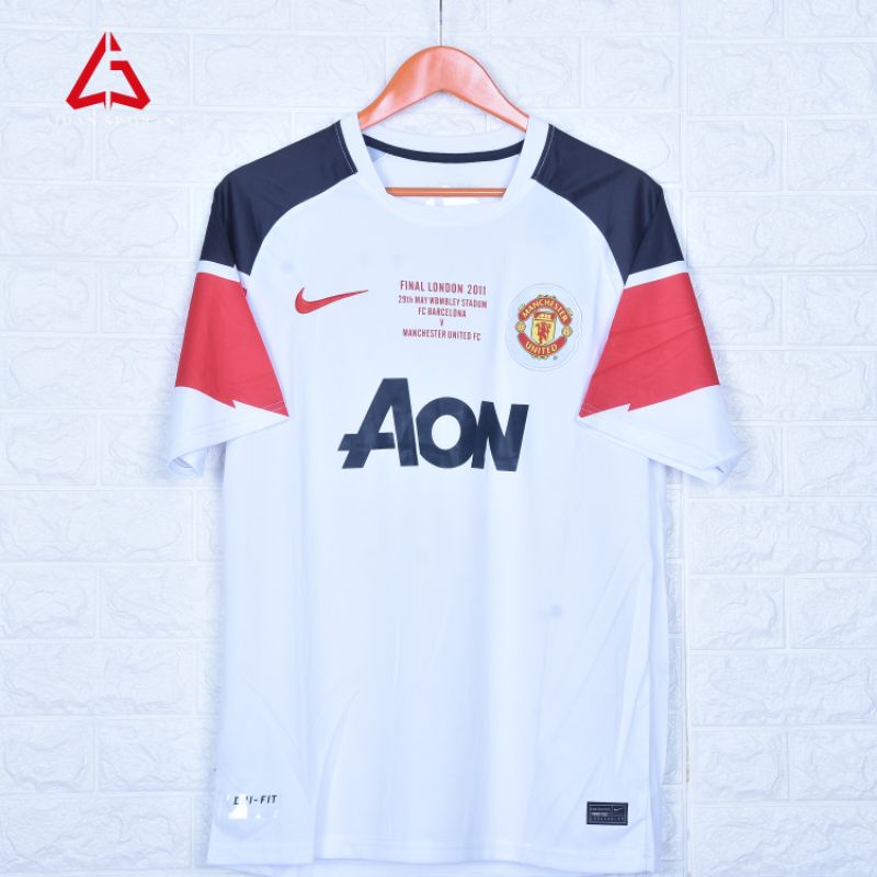 Jersey Retro MU Final UCL 2011 Grade Ori Fans Version Size L