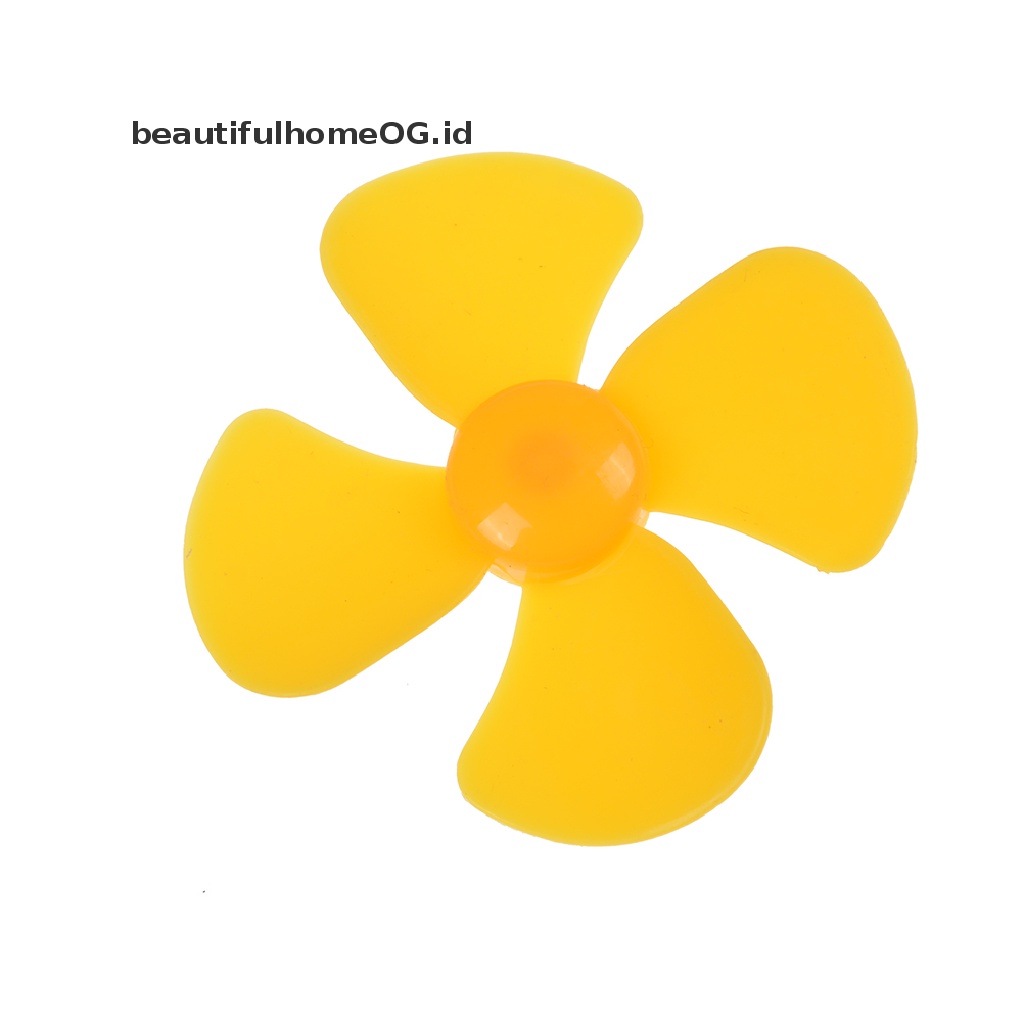 6pcs / Set Baling-Baling 4 Bilah Bahan Plastik ABS Ukuran 2mm X 56mm