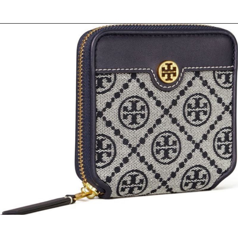 Tory Burch T Monogram Jacquard Bifold Wallet